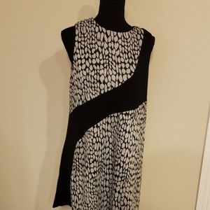 Black and patterned dress